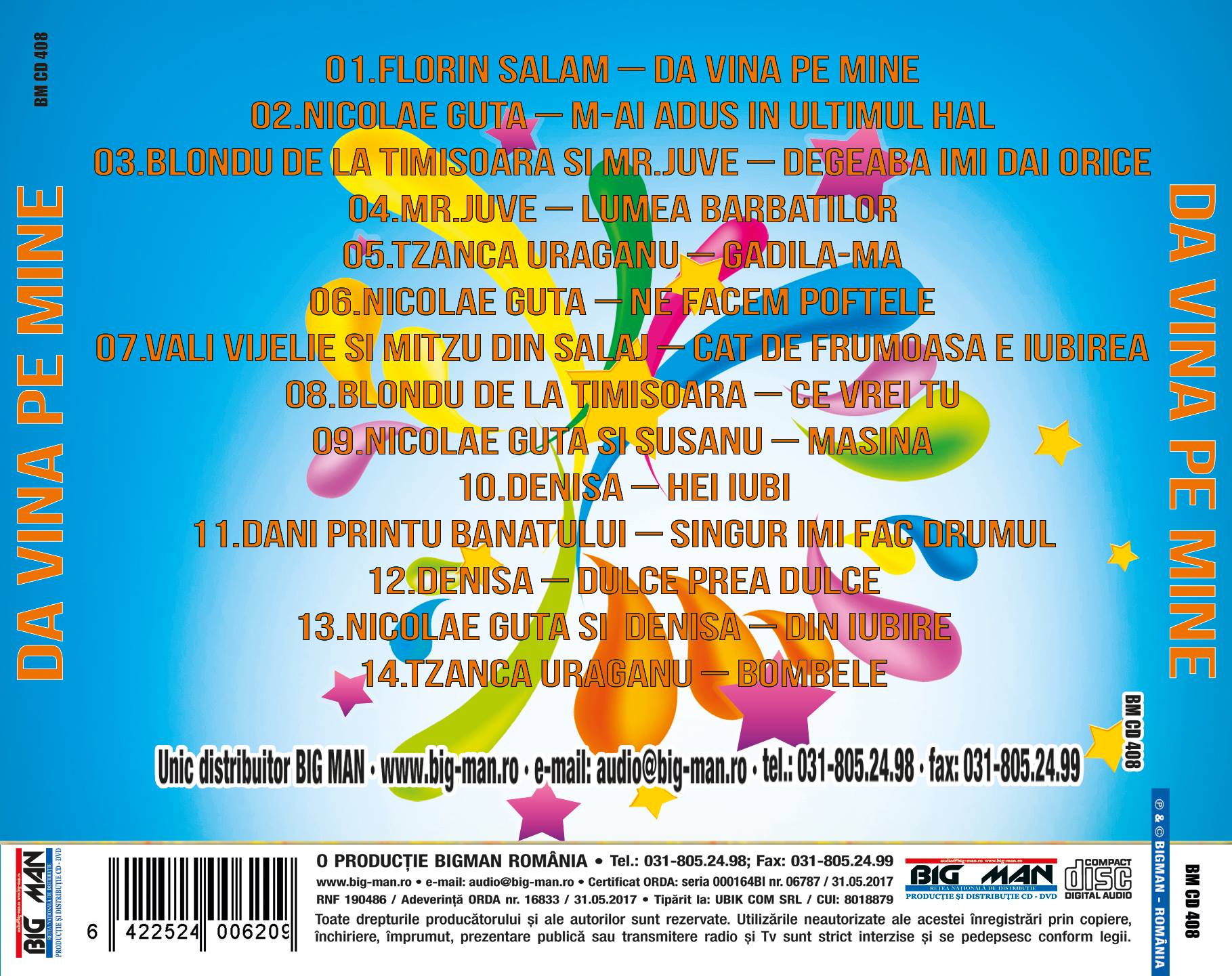 Dă Vina Pe Mine - Super Album Manele