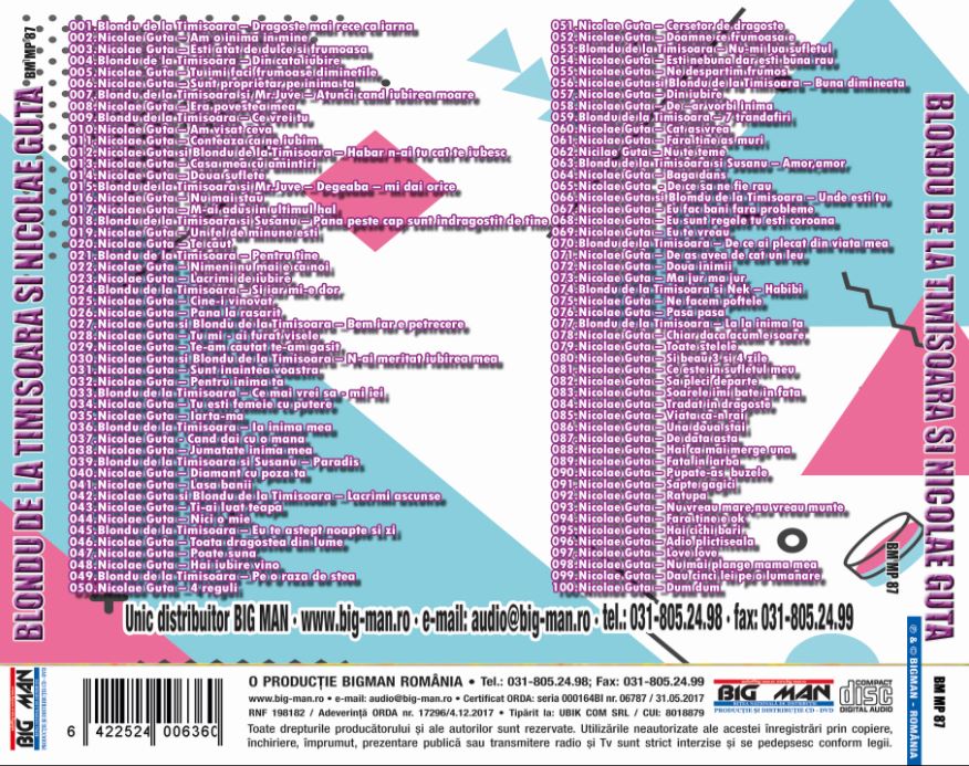Blondu De La Timisoara si Nicolae Guta - MP3 Manele